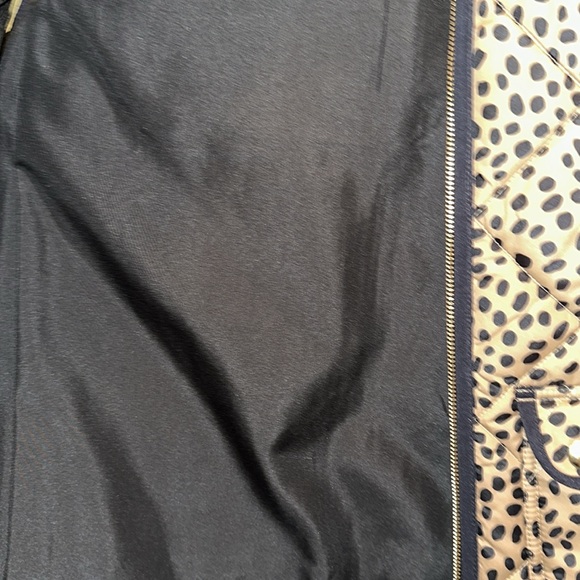 JCREW Quilted Spotted Puffer Zip-up Vest Snap Pockets - EUC - Picture 5 of 5